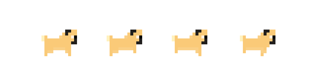 [9664c4] pug platforming sprites