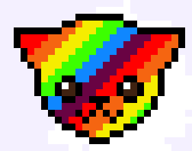 [9664c4] rainbow kitty