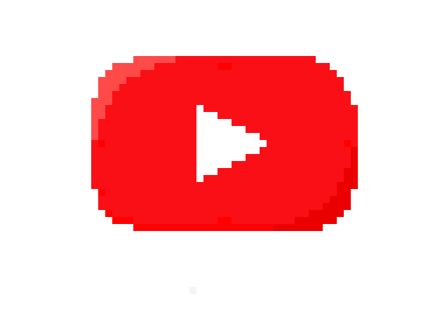[70db31] Pixelized YouTube Logo