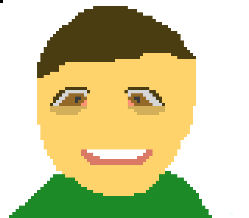 [9664c4] pixle art face