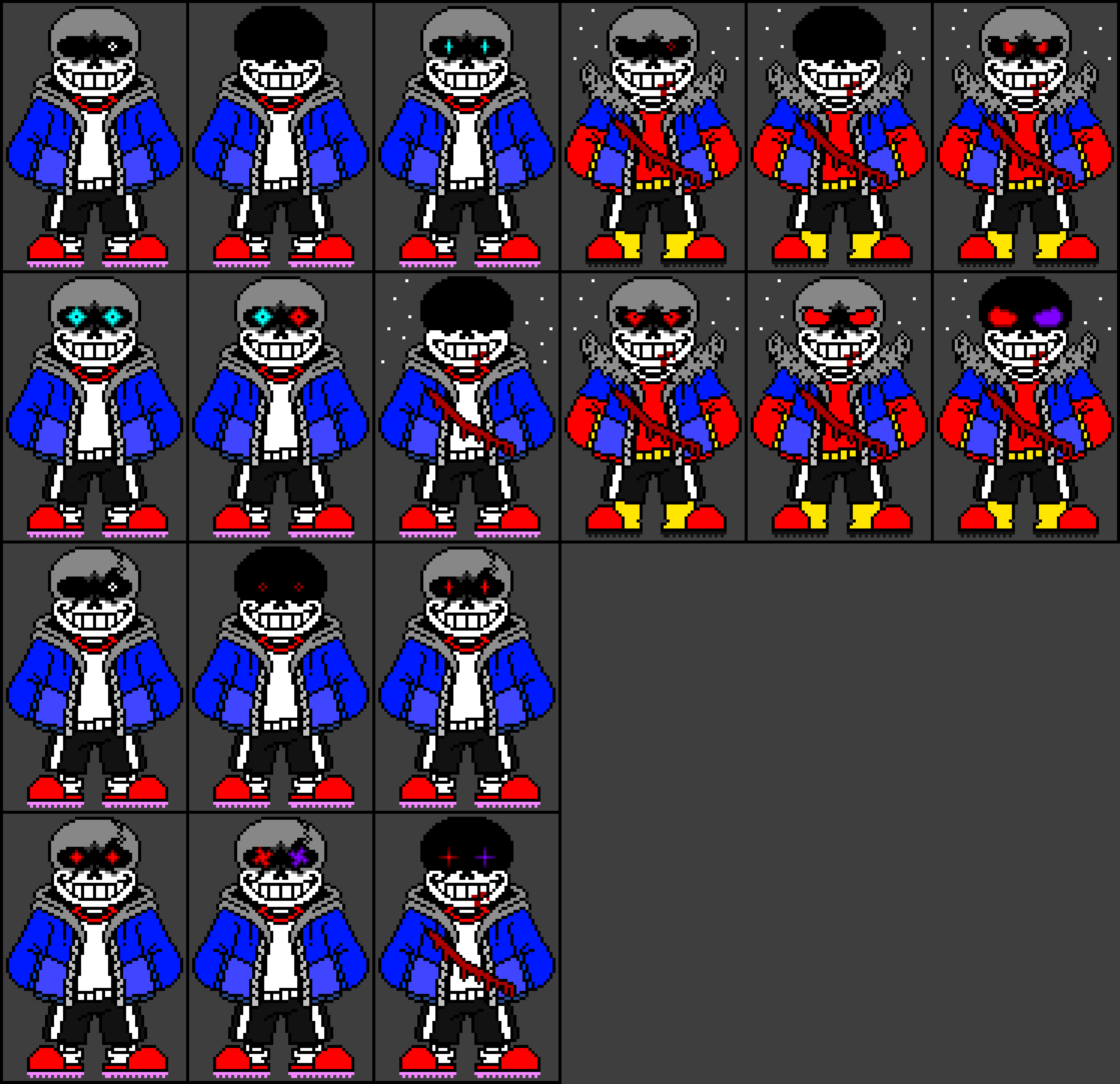 *Insert au name here* sans (Updated)