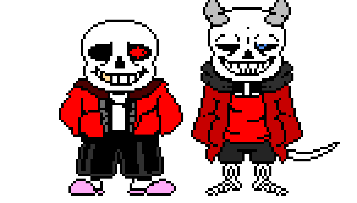 redtale sans meets a tale in hell sloth