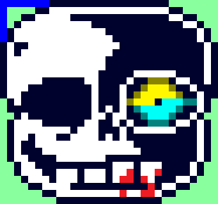 [3ecc14] hardmode sans glowing eye alt 2