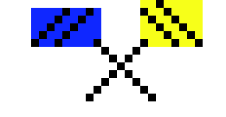 [9664c4] My two colorguard flags