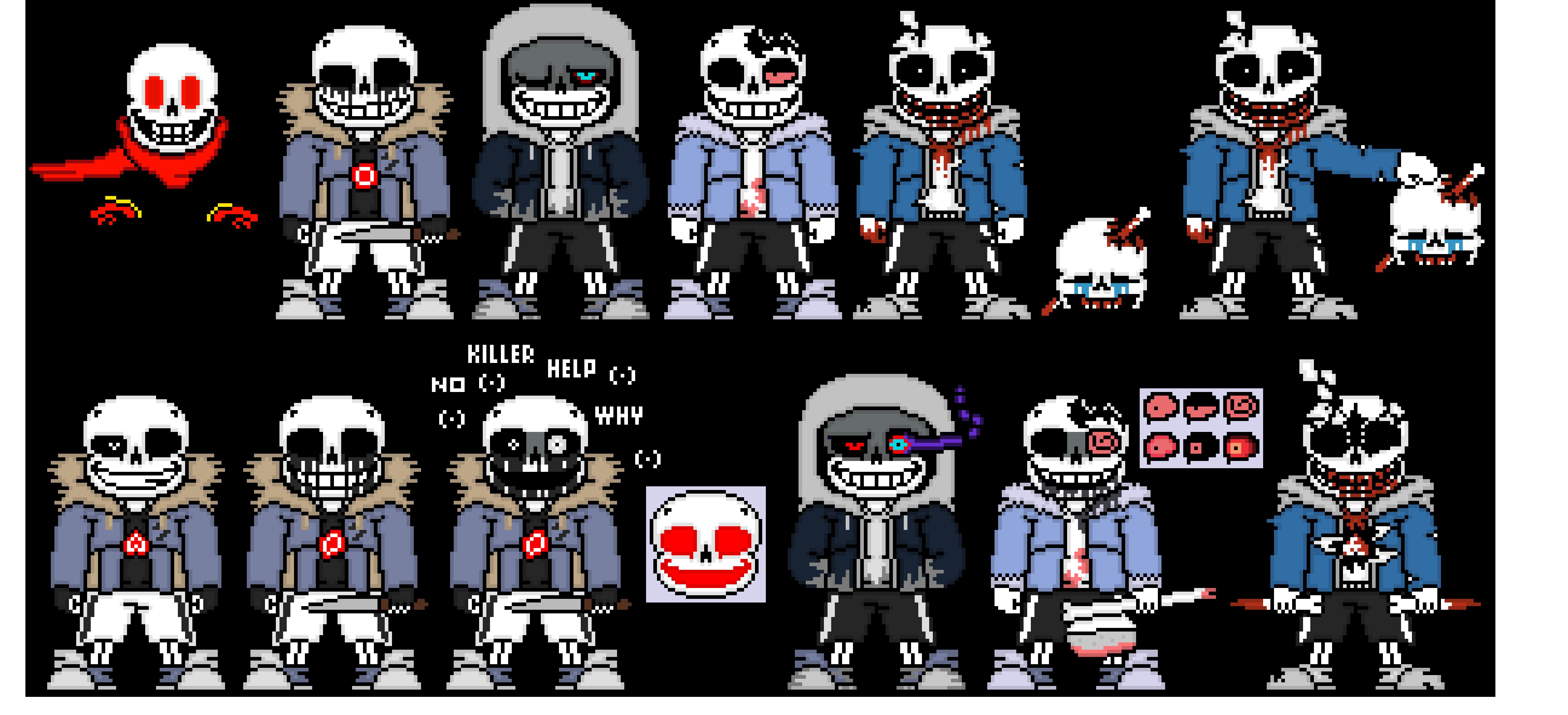 added red face