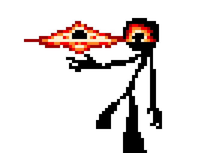 [bfc82c] I know who that is, and no I am not. I just have a fascination with space and such. So I drew a black hole. although I think I want to retry how this was done. It was made ages ago. 