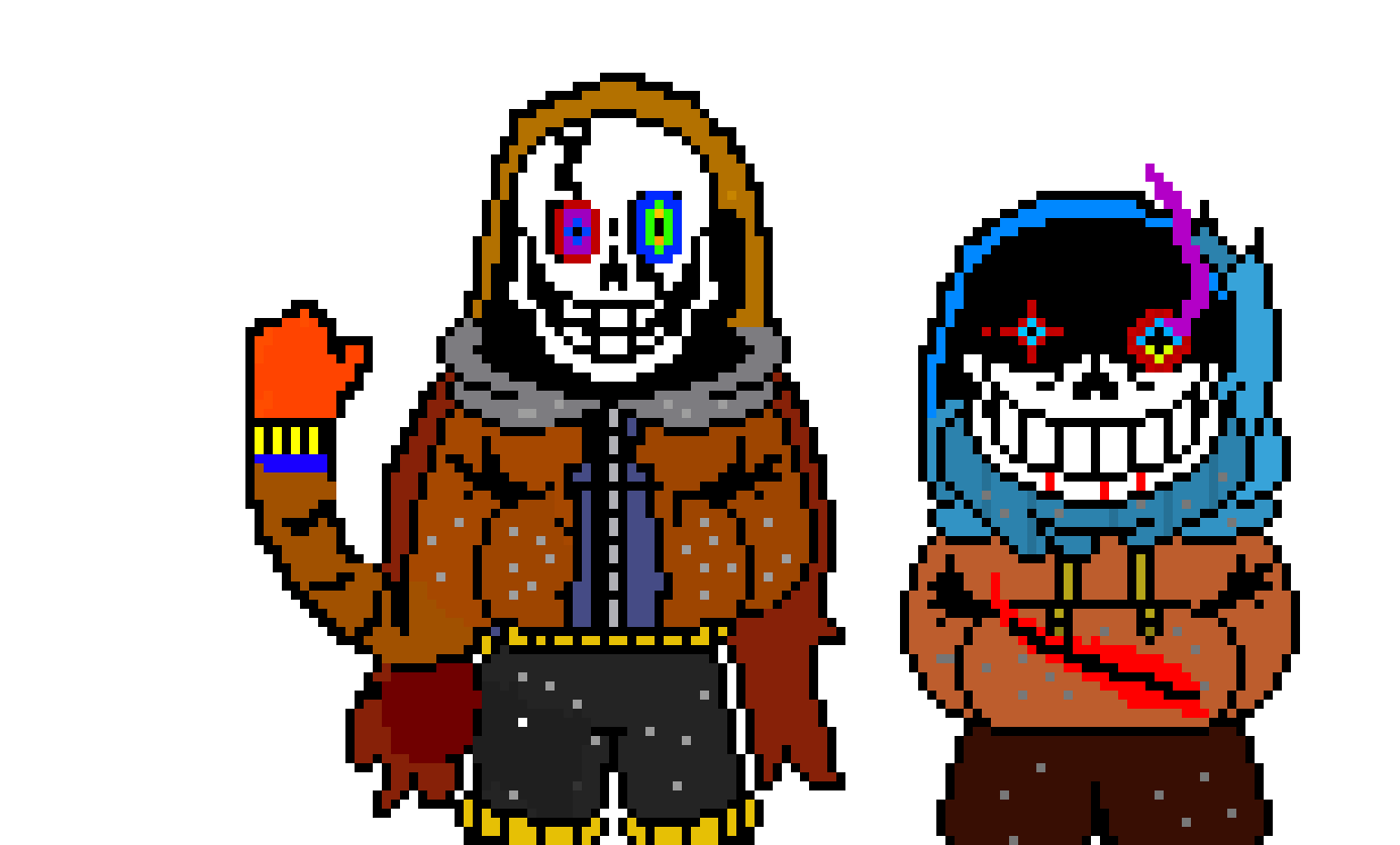 [9664c4] dustbelief comic papyrus phase 3:smashed skull
