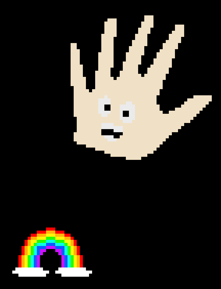 [9664c4] a hand and a rainbow