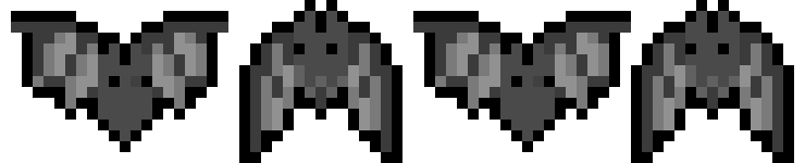 [11e9de] Bat Pixel Art