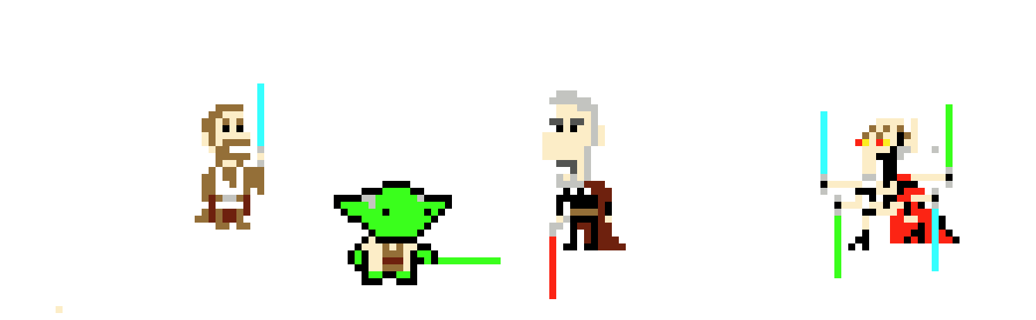 [9664c4] Yoda & Obi-Wan vs Dooku & Grievous