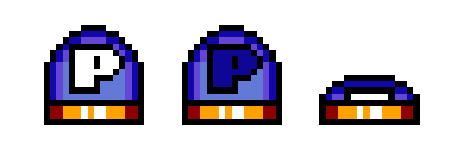 P-Switch Super Mario World (All Textures)