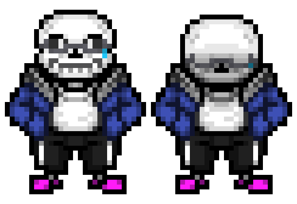 [910068] old spritesheet jumpscare. i would do what scott did for the looking down sprite, but i want the mouth to be visible, so iunno