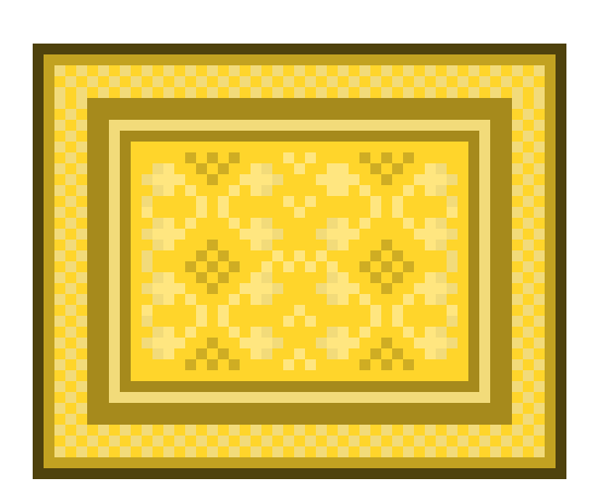 [958d24] yellow rug