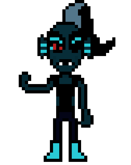 [9664c4] Floodtale (my AU) Undyne Sprite
