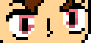 does chara have natural red eyes?