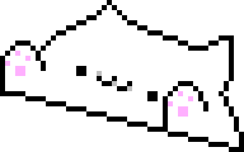 Bongo Cat Pixel Art