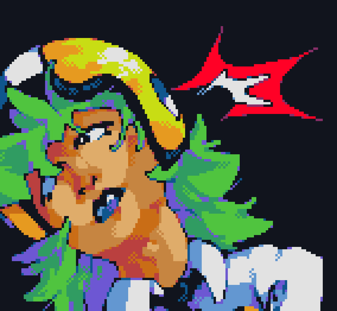 [8426a8] bloob n val bc i thought it was easy enough for a doodle n basic render and i js kept fucking up the hat
