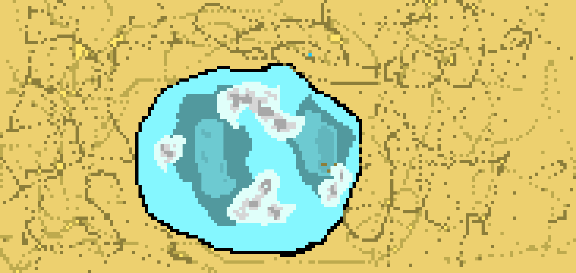 [9664c4] Puddle In The Dry Desert