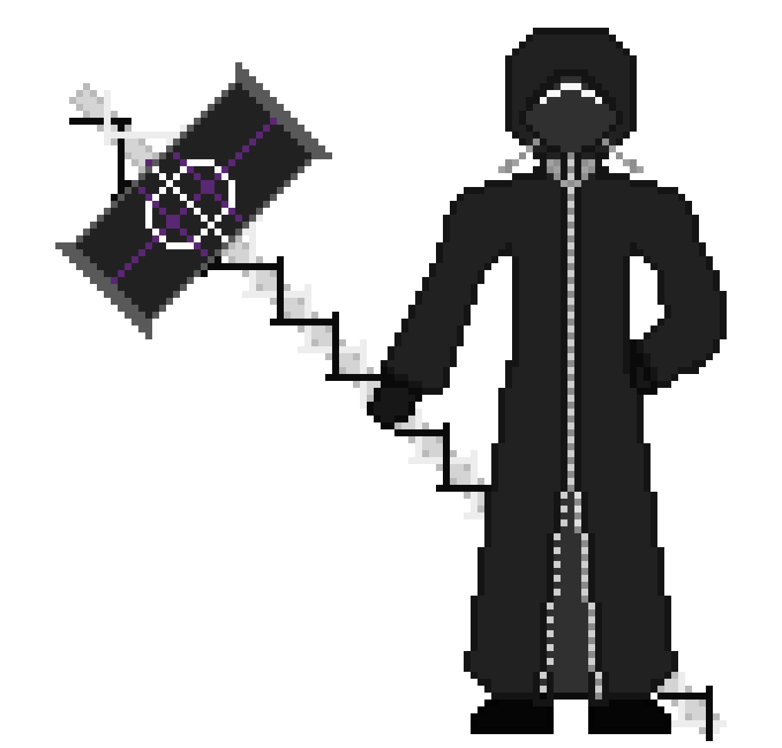 [75bb12] *XI leans on his hammer, and explains.* You see, by acquiring our own Keyblade Wielder, XIII, or Roxas, we use him to free the Hearts from Pureblood and Artificial Heartless. These Hearts get taken to The World That Never Was, and are forming above our sky. Xemnas is going to use these Hearts to beckon Kingdom Hearts to us.