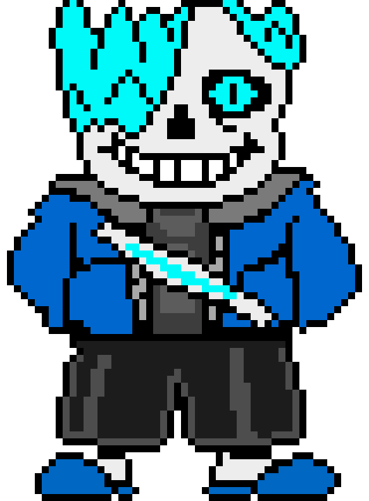 [9664c4] OtherTale Sans Light Blue Flame