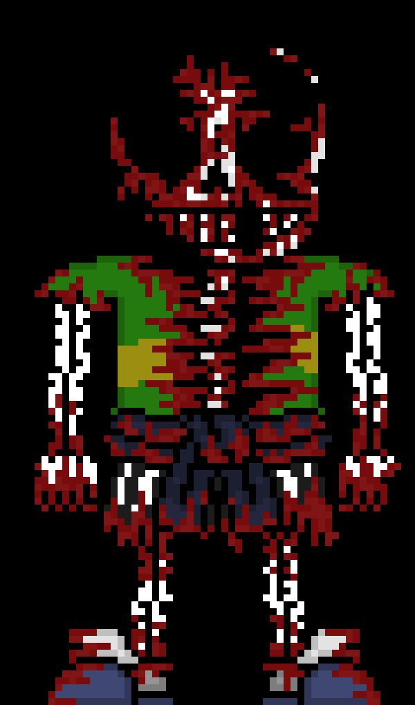 [e8cb42] does it look like stabbing me would do much? im literally torn apart shattered and everything yet still alive