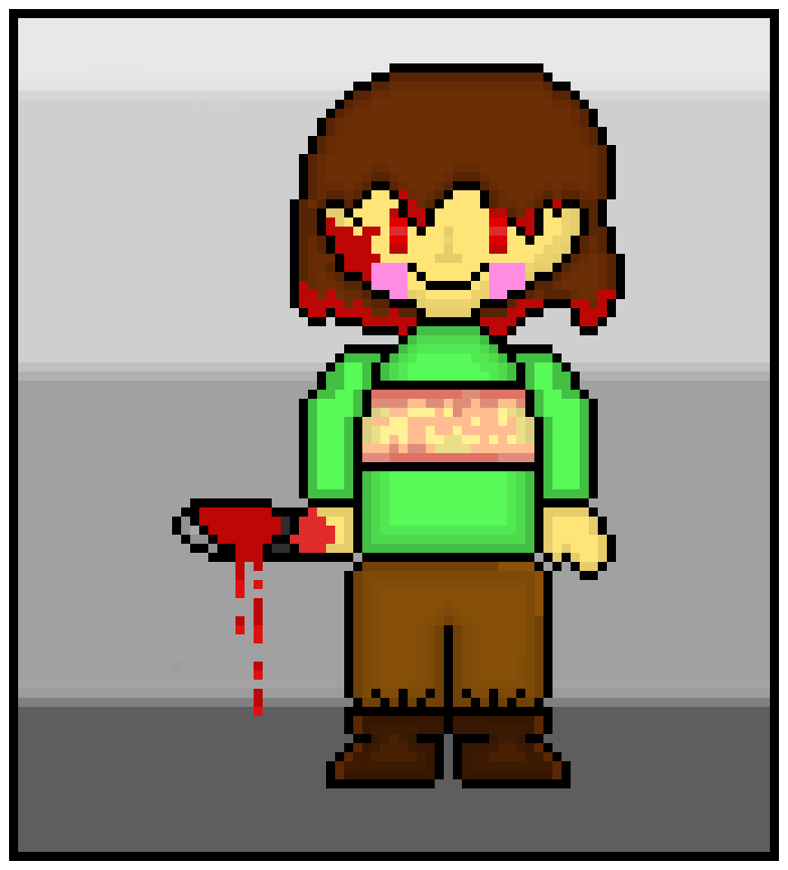 Chara battle sprite (hd)