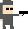 [9664c4] Pixel Robber with gun