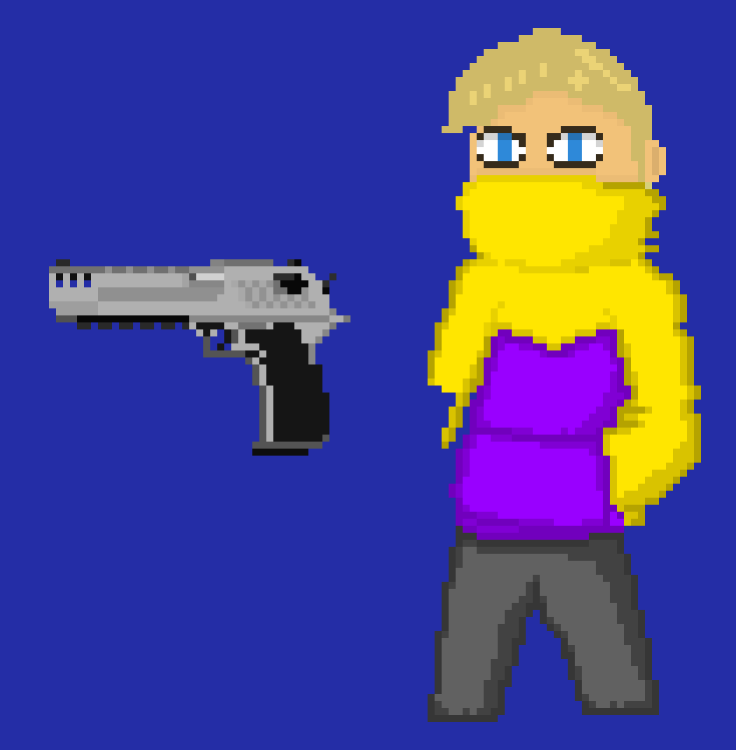 Could you make an arm that is holding the Deagle?