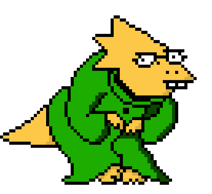 UL!Alphys Battle Sprite