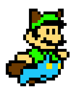 [9664c4] Tanooki Luigi
