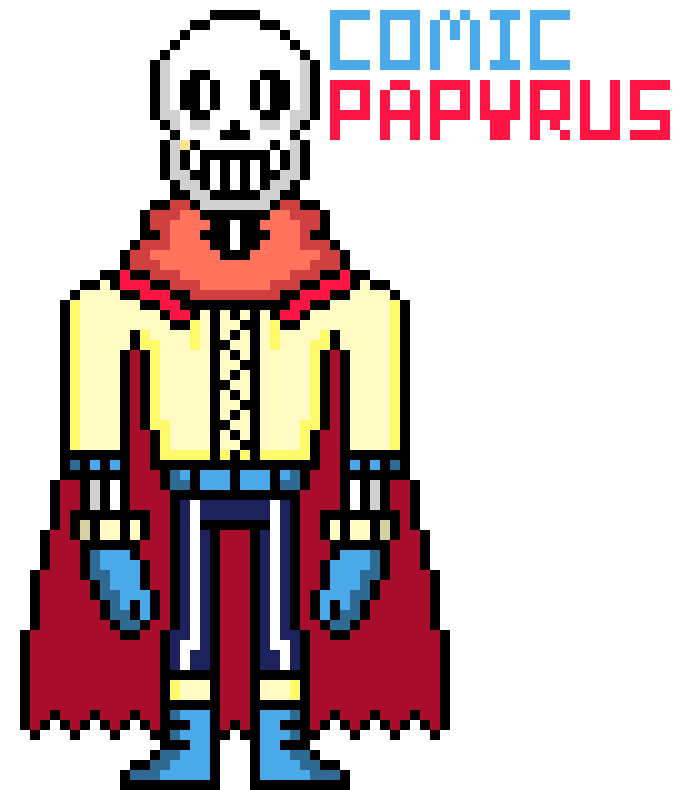 Comic Papyrus Undertale