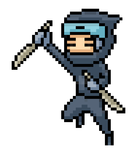 [e55537] Ninja_Jumping_Left