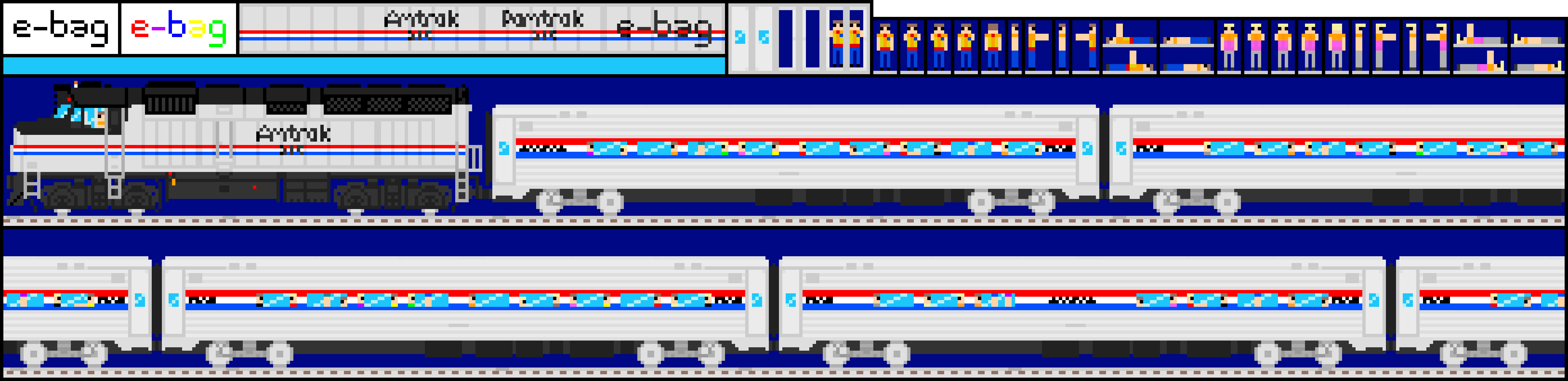 [000885] F40PH W/ Coaches, Characters, and Customize Options (Night)