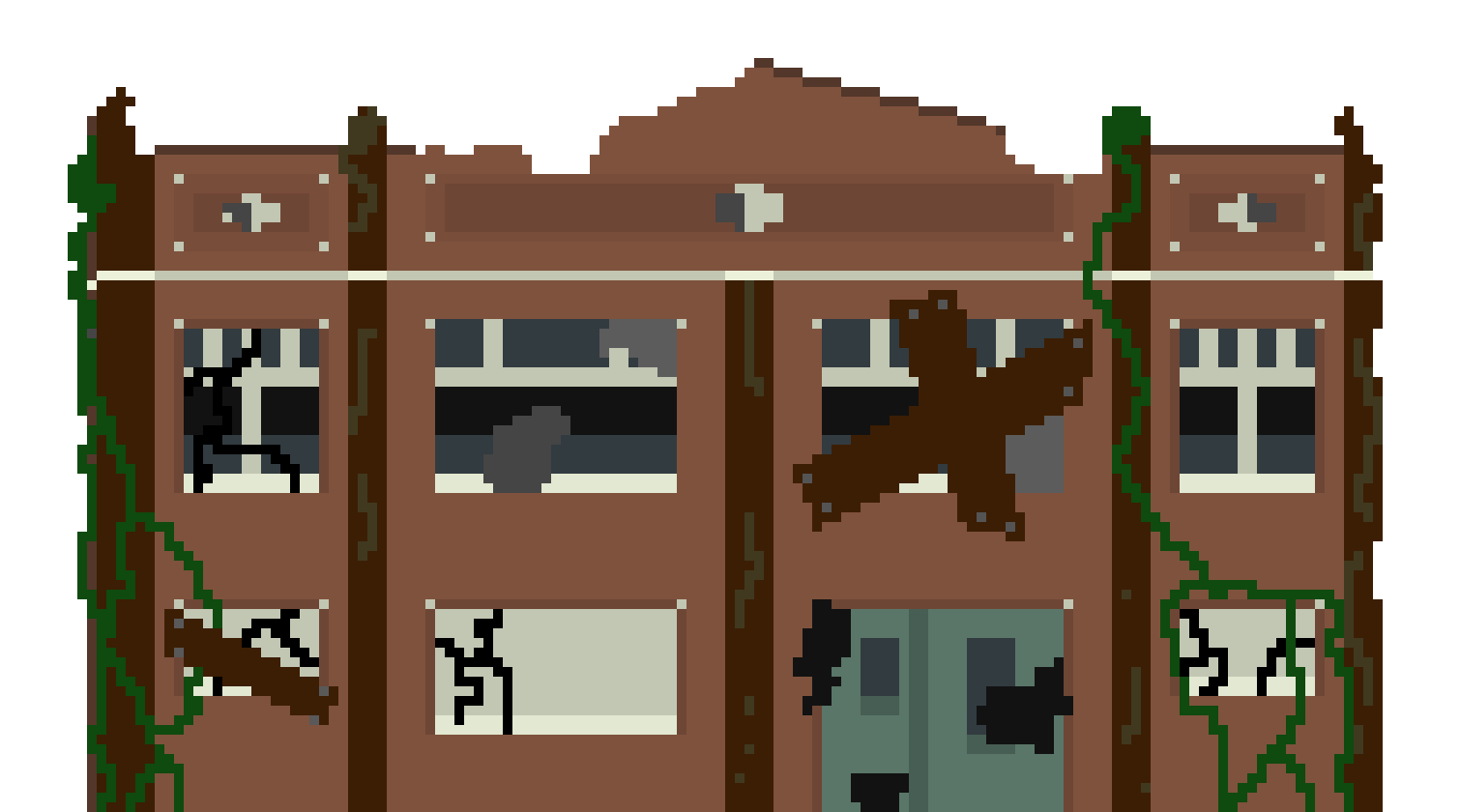[c4081a] *Loud banging and clanking noises come from a worn factory* 