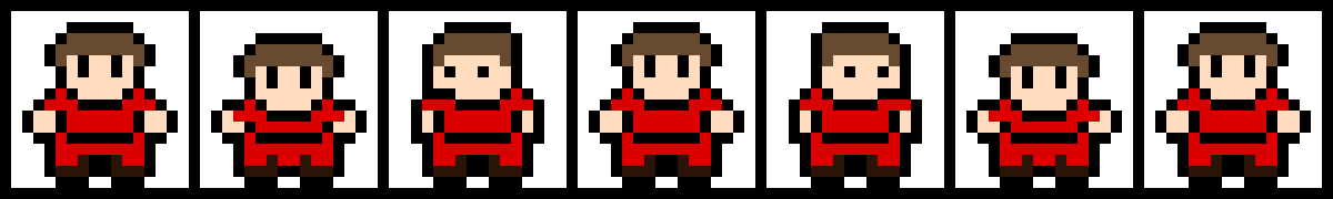 [efe2e7] Red Idle Tile-Set