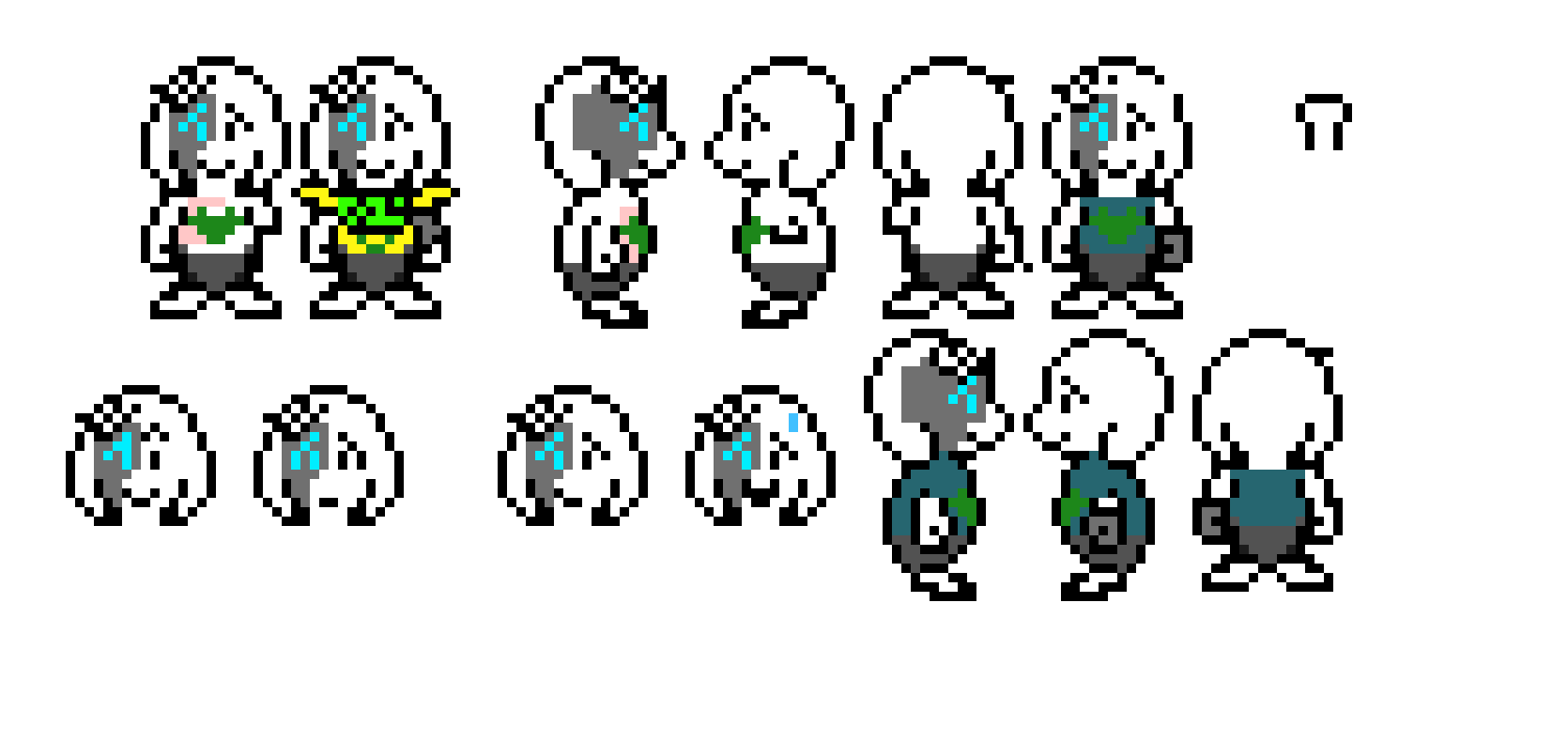 [9664c4] Asriel Ex world sprite v2