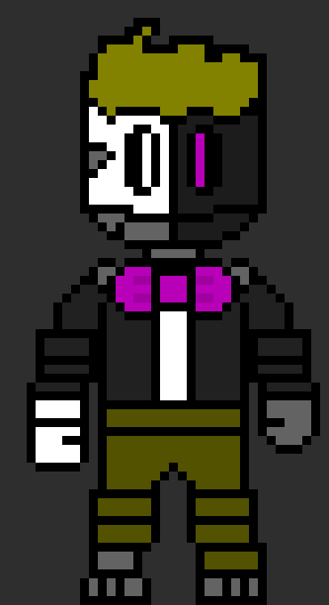 [812b32] *other eye turns on and nanotech turns on* yes! its working! - Molten the Robot!
