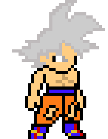 [9664c4] 8Bit Goku Mastered Ultra Instinct