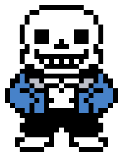 Undertale Sans Overworld Sprite (Color Edit Fix)