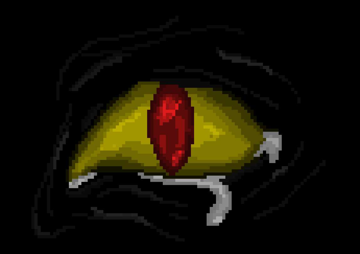 Glowing eyes