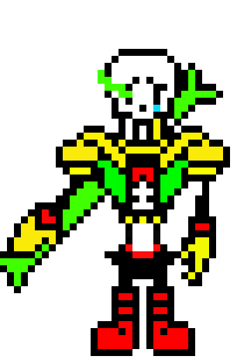 [42512f] Clovertale Disbelief Papyrus Sprite