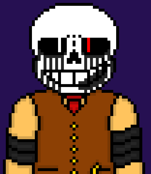 [b63bdb] *slows time down and dodges the hits, then resumes time and turns Jero's soul blue, throwing him into a bone wall*