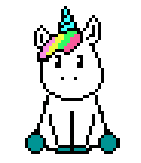 unicorn pixel