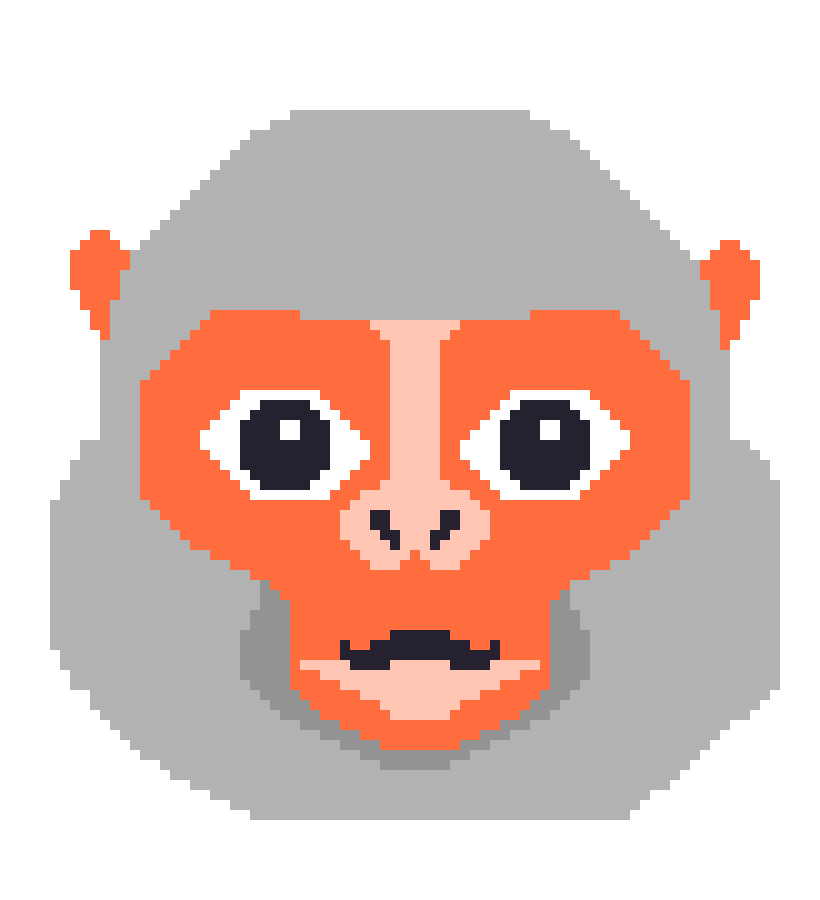 [03e64c] japanese monkey logo