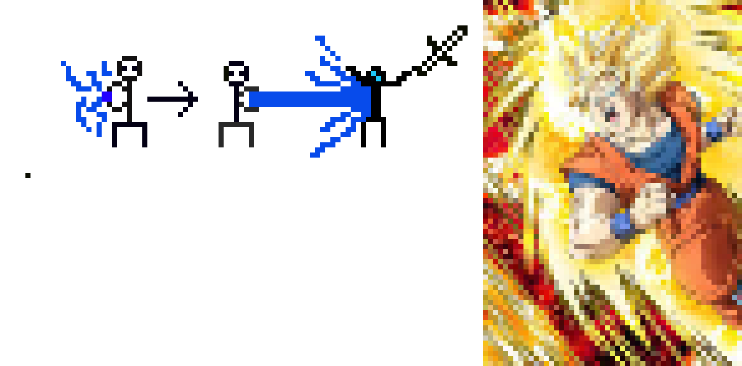 stickman kame hame ha