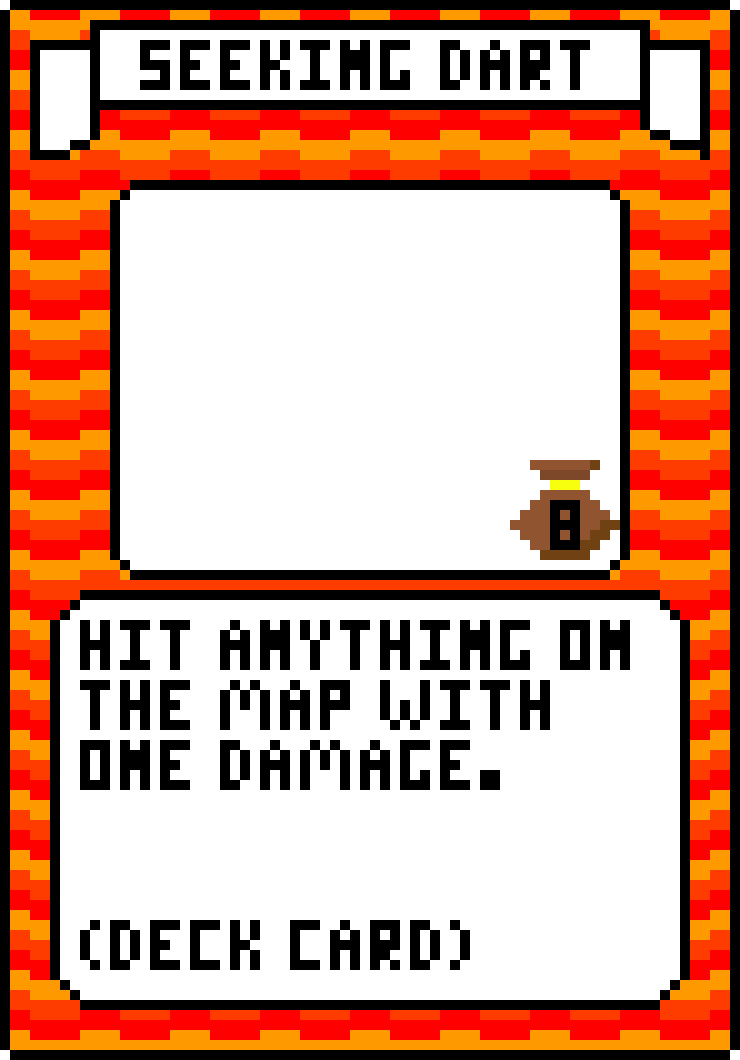 Fire Seeking Dart Card
