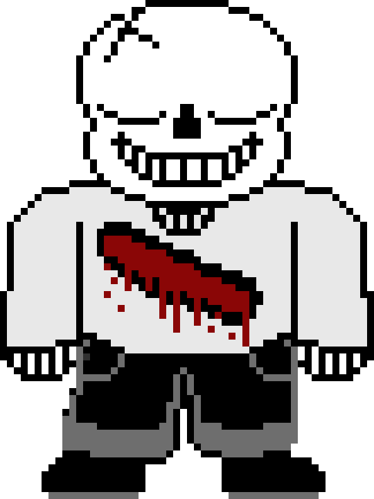 [9664c4] HardTale Sans without his jacket V7