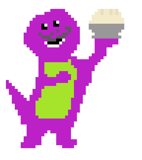 [943027] Barney with Pie