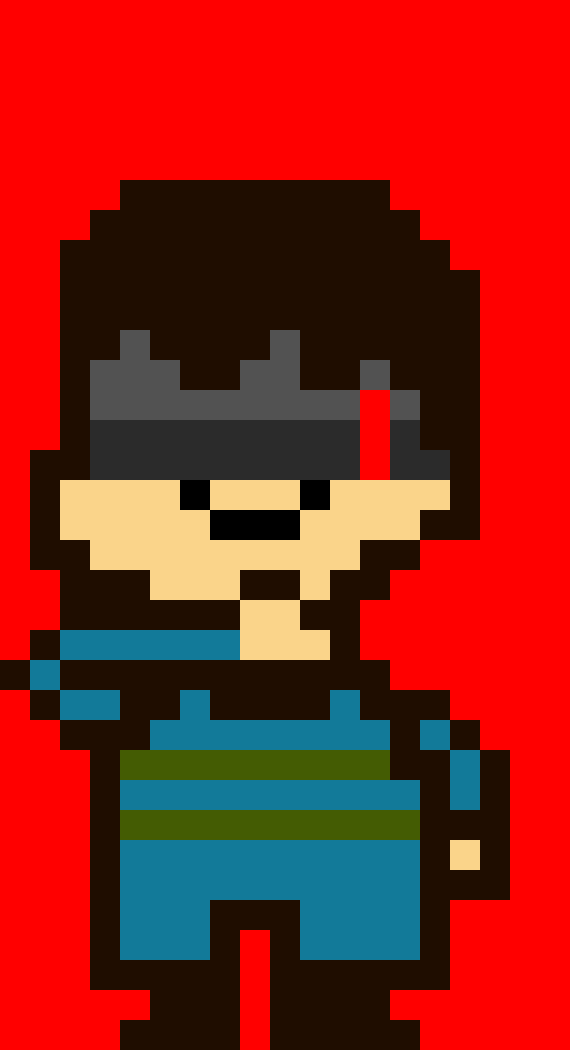 Me in undertale Genocidal (Pixel)