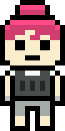 [61c3a2] danganronpa pixel sprite base - Isayo Youko V2